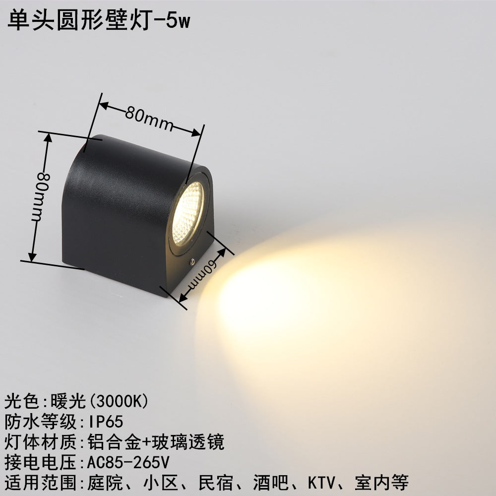 Modern Outdoor LED Wall Sconce