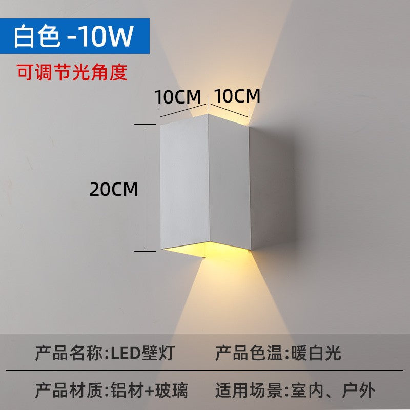 Modern Waterproof LED Wall Sconce with Motion Sensor