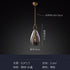 Luxury Copper Crystal Pendant Light