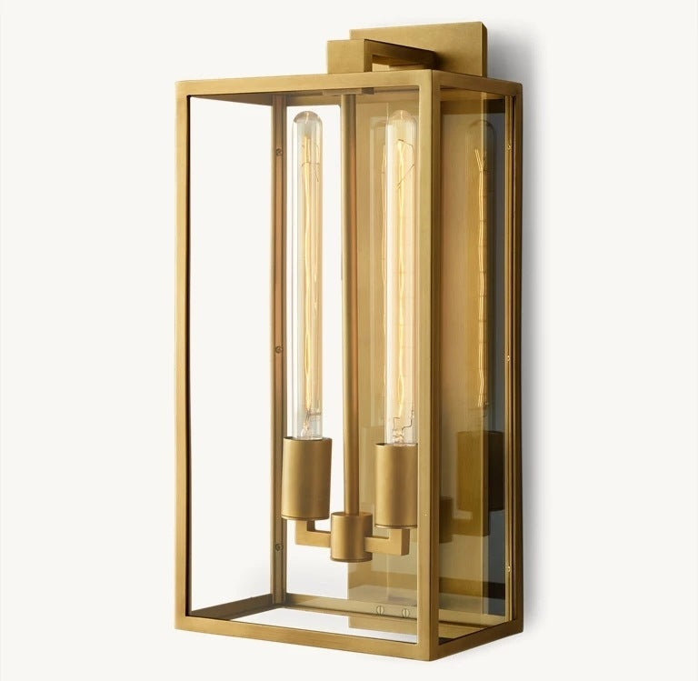 Modern Copper & Glass Chandelier Collection