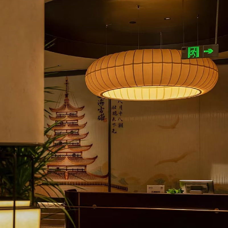 Modern Fabric Pendant Light