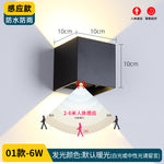 Modern Waterproof LED Wall Sconce with Motion Sensor