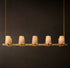 Luxury Copper Fabric Shade Lighting Collection