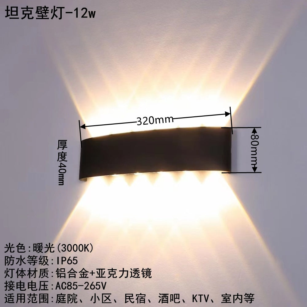 Modern Outdoor LED Wall Sconce