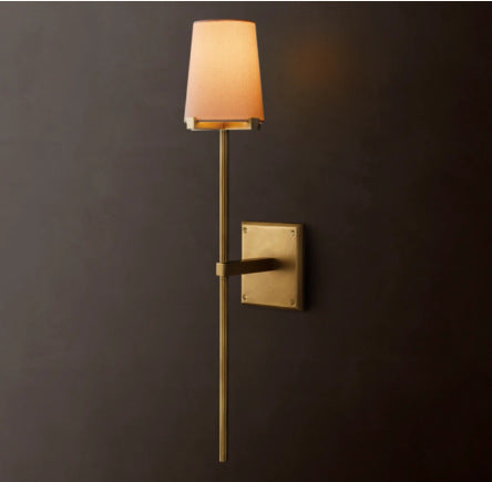 Luxury Copper Fabric Shade Lighting Collection