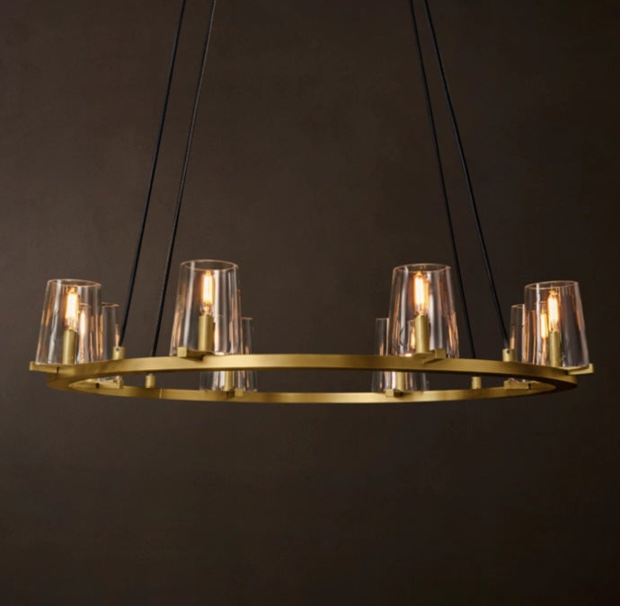 Luxury Copper Glass Lighting Collection