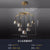 Modern All-Copper Crystal Chandelier