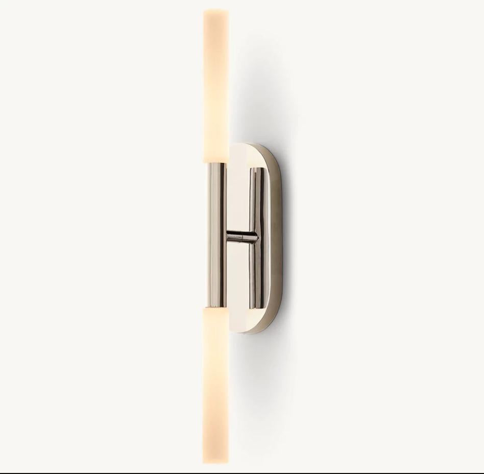 Modern Copper Glass Wall Sconce