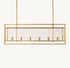 Modern Copper & Glass Chandelier Collection