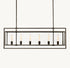 Modern Copper & Glass Chandelier Collection