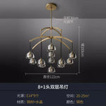 Modern All-Copper Crystal Chandelier