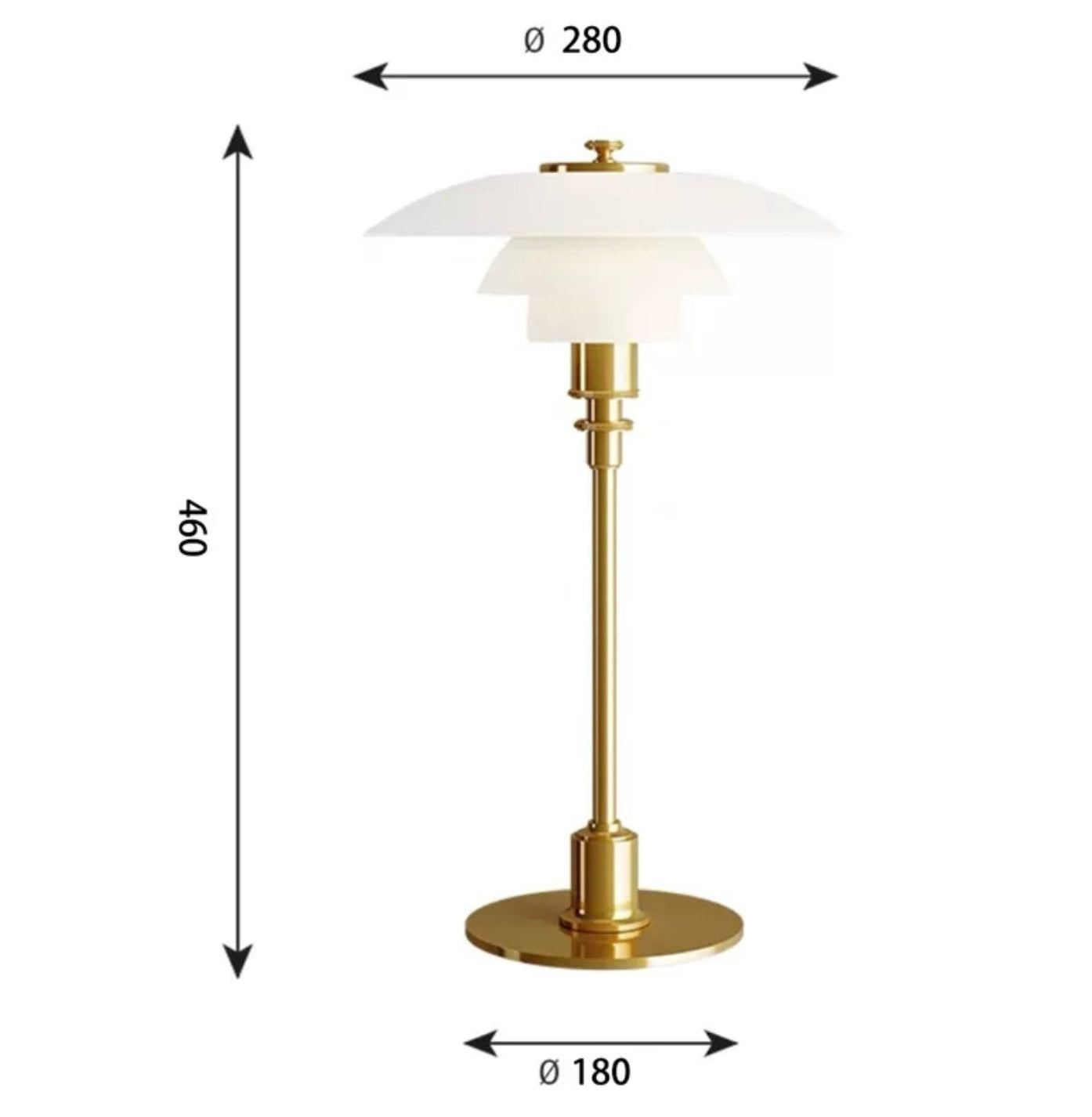 Modern Glass Table Lamp