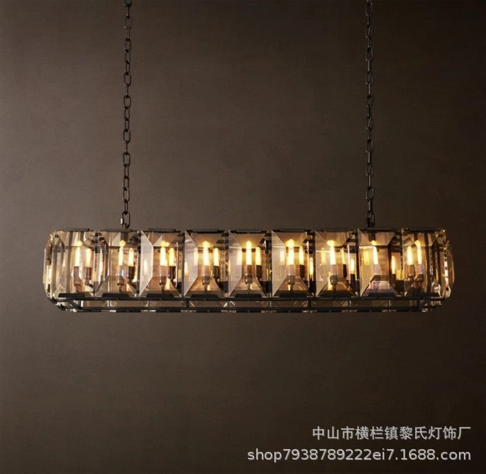 Luxury Copper Crystal Chandelier