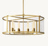 Modern Copper & Glass Chandelier Collection
