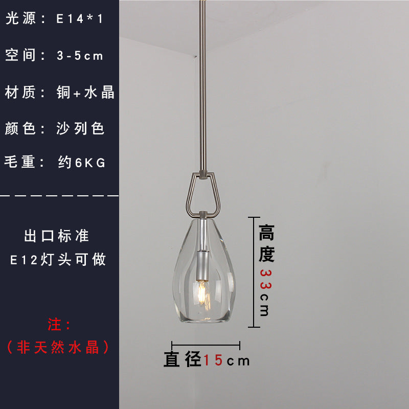 Luxury Crystal Pendant Light