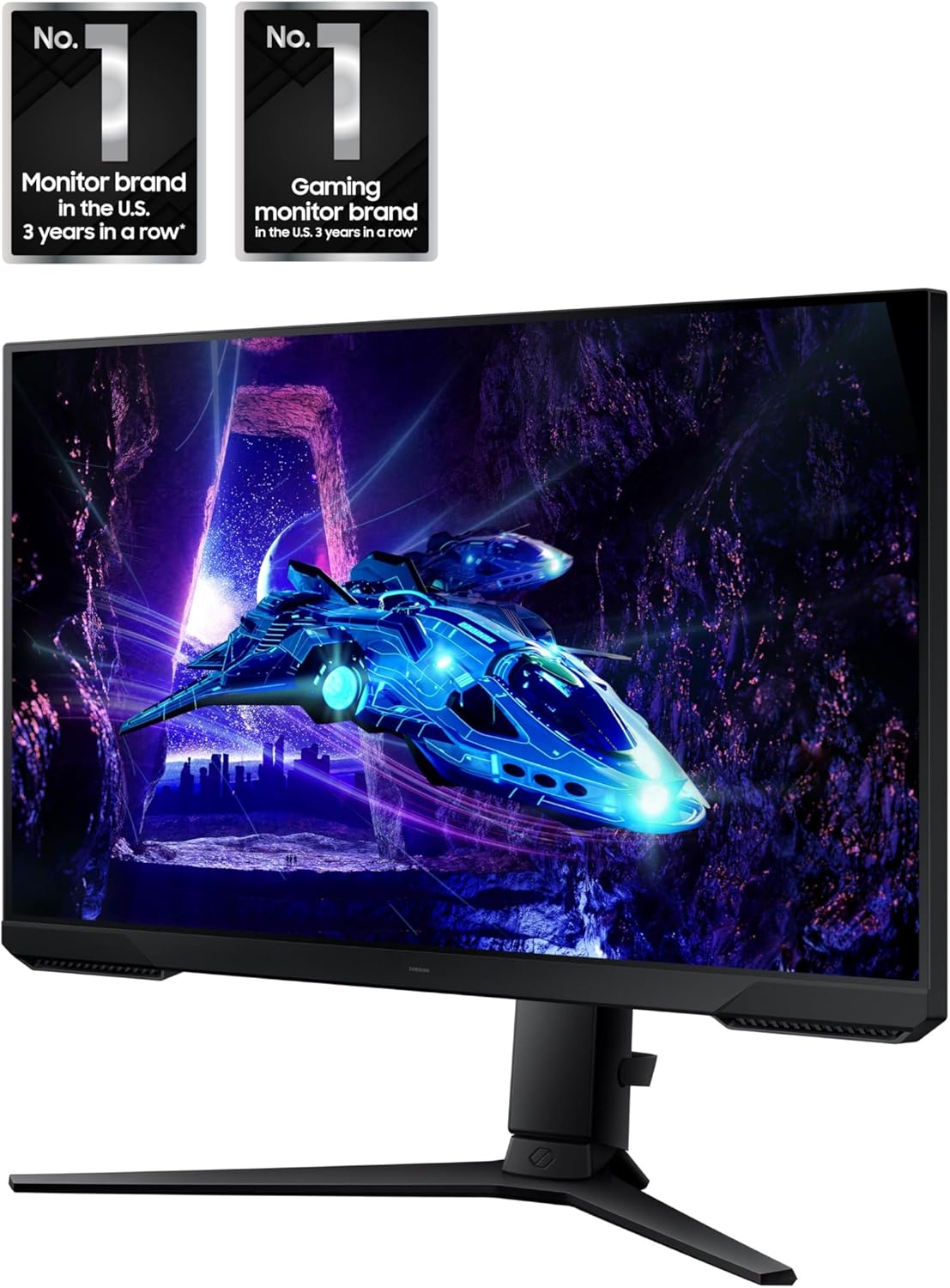Samsung 27-Inch Odyssey G3 (G30D) Series FHD Gaming Monitor, 1ms, 180Hz, AMD FreeSync, Adjustable Stand, Black Equalizer, Virtual Aim Point, Eye Saver Mode, Flicker-Free, LS27DG302ENXZA