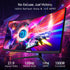 Sceptre 34-Inch Curved Ultrawide WQHD Monitor 3440 x 1440 R1500 up to 180Hz/165Hz DisplayPort x2 99% sRGB 1ms Picture by Picture, Build-in Speakers Machine Black 2025 (C345B-QUT168)