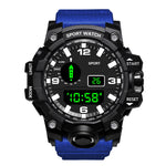 Men’s Military Sports Digital Watch – Large Dial, Waterproof, Luminous, Multifunctional with Alarm for Outdoor Use