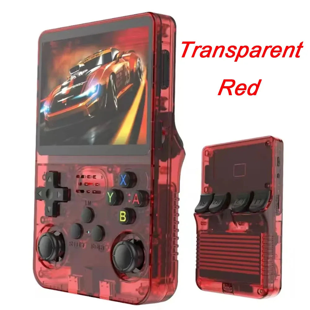 BOYHOM 64G 128G R36S Retro Handheld Game Console Linux System 3.5 Inch IPS Portable Pocket Player 64GB Video Gaming Kids Gifts