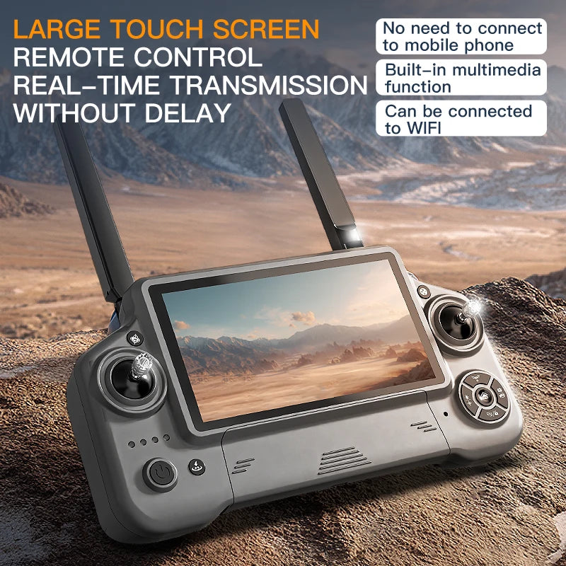 KF100 MAX GPS Drone 4K Camera 3-Axis Gimbal WIFI Obstacle Avoidance Touch Screen FPV Brushless EIS Electronic RC Quadcopter Toys