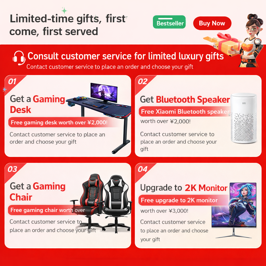 Brand New I9-Level Desktop Computer Host Complete Set Rtx4060/5060 E-Sports Game Office Home Live Broadcast Dedicated