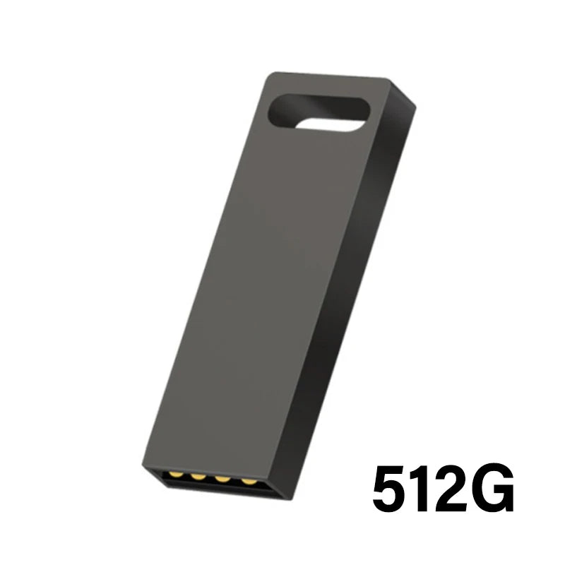 2TB Metal Flash Drive USB 3.0 High Speed Transfer Portable Mini U Disk Pen Drive 1TB 512GB Waterproof Disk SSD U Drive