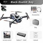 New S1S 5G GPS Drone Camera 8K Professional Brushless Motor Dron Obstacle Avoidance HD Dual Camera Foldable Quadcopter Toys