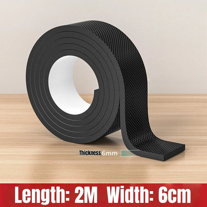 DIY Anti-slip Furniture Pads Mute Mats Bumper Damper Thick Non-Slip Pad Foot Cover Self Adhesive Table Chair Foot Protection Pad