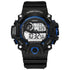 Men’s Military Sports Digital Watch – Large Dial, Waterproof, Luminous, Multifunctional with Alarm for Outdoor Use