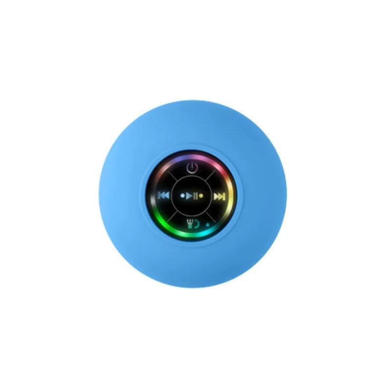 IPX4 Waterproof Suction Cup Bluetooth Speaker – 3W Portable Stereo for Shower, Outdoor & Hands-Free Calls