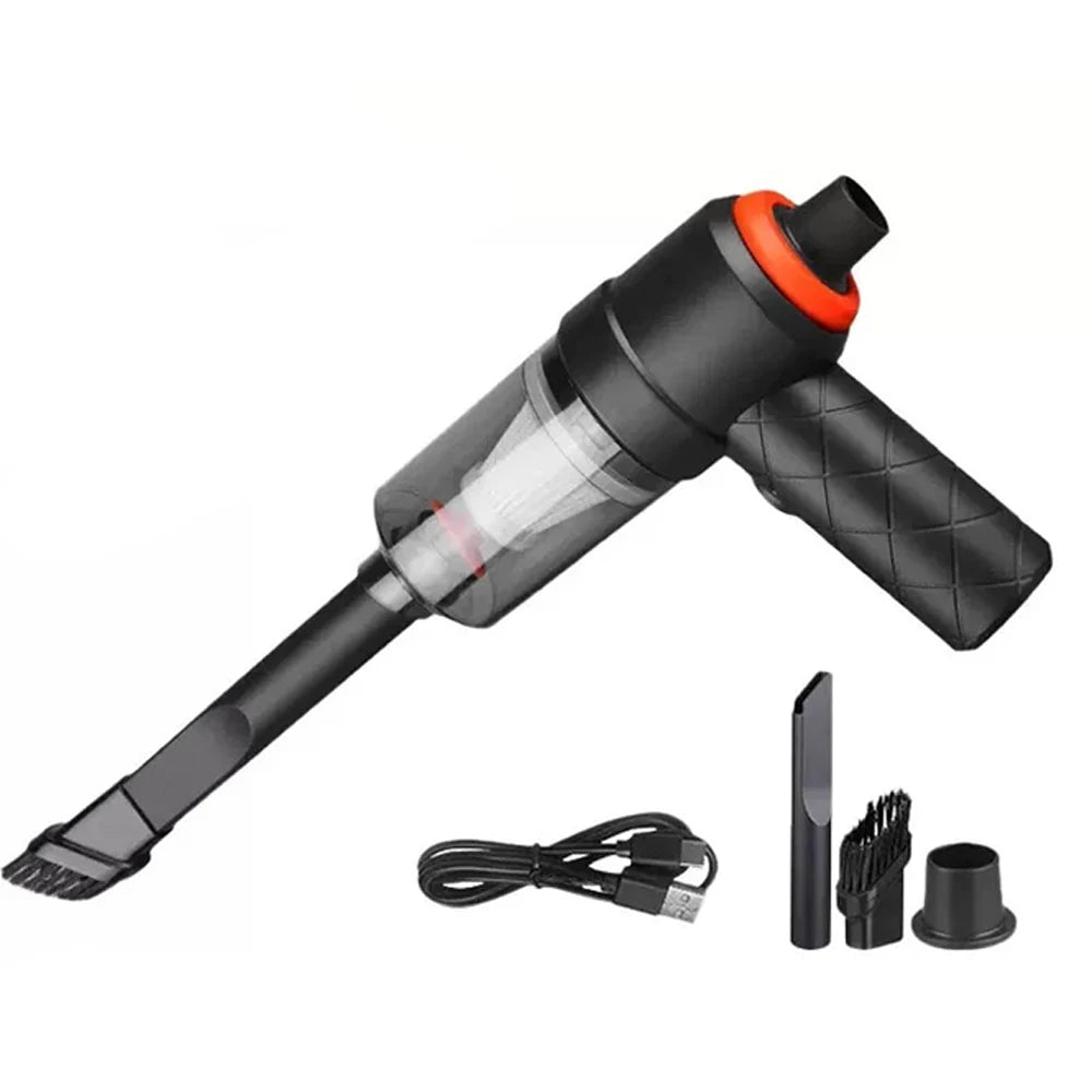 JANGKLIFE3 In 1 Integrated Suction And Blowing Vacuum Combination Vacuum Cleaner USB Charging Small Car Household Vacuum Cleaner