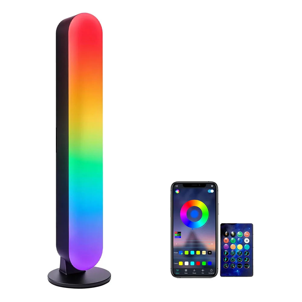 1/2packs Smart LED Strip Lights with Remote Control for Room, Gaming, TV, and Party Decoration - Sync with Music, RGB Desk Lamp