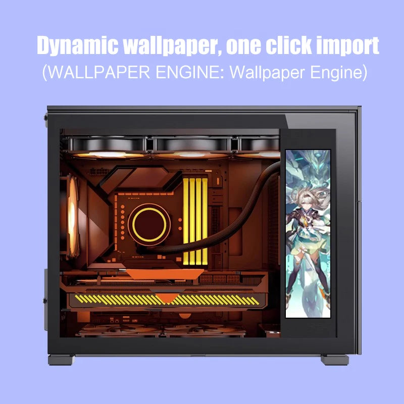 White IPS LCD Screen for Josbo D30 D31 DIY Dynamic Monitor, 1920×480 High-Resolution Display Module